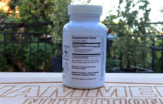 Alap információ! Nézd a címkét! Fontos megérteni a címkén lévő ásványi anyag tartalom leírását! - Hammer Nutrition CEE